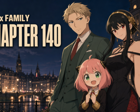 Spy x Family Chapter 140 release date featuring the Forger family