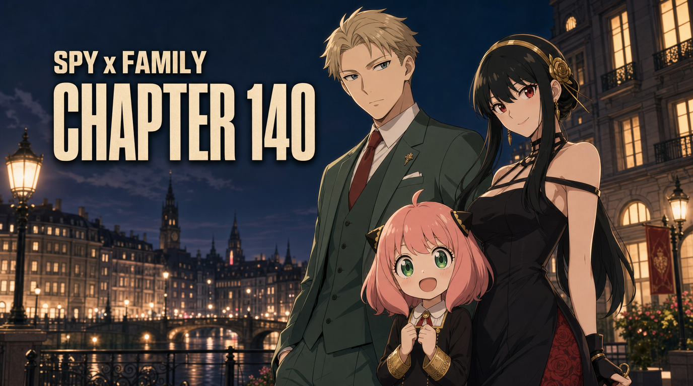 Spy x Family Chapter 140 release date featuring the Forger family