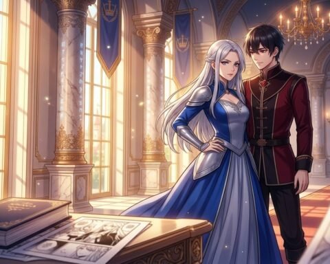 The Princess Groom manga featuring Lady Leticia and Prince Gilbert